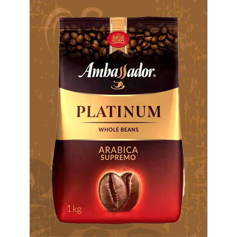 Кофе в зернах Ambassador Platinum, 1 кг