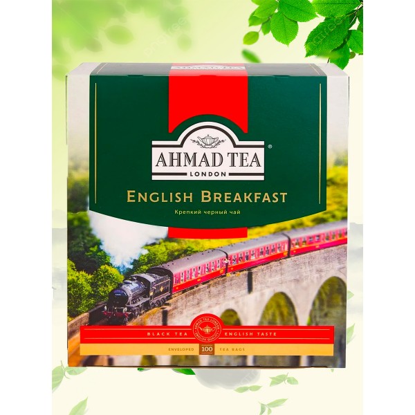 Чай Ahmad Tea English Breakfast черный (2г x 100шт), 200г
