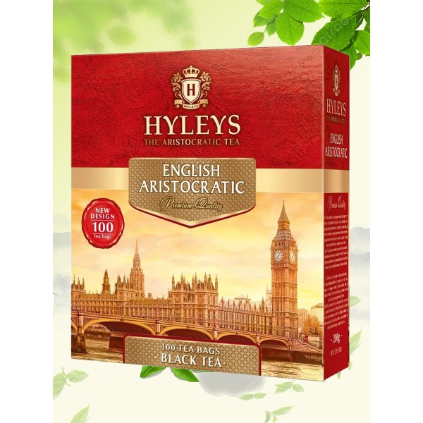 Чай черный Hyleys Английский аристократический, 100 пак.