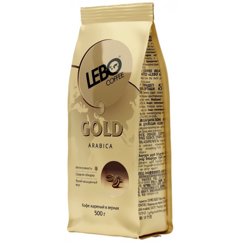 Кофе в зернах Lebo Gold, 500 г