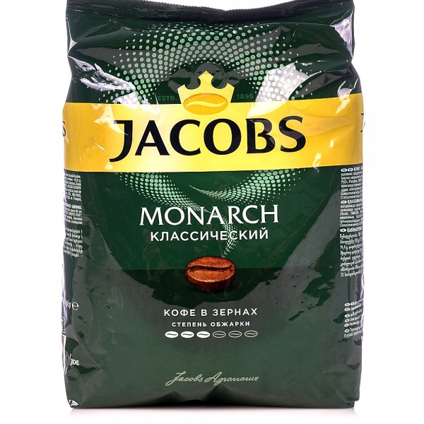 Кофе в зернах Jacobs Monarch классический, 800 г