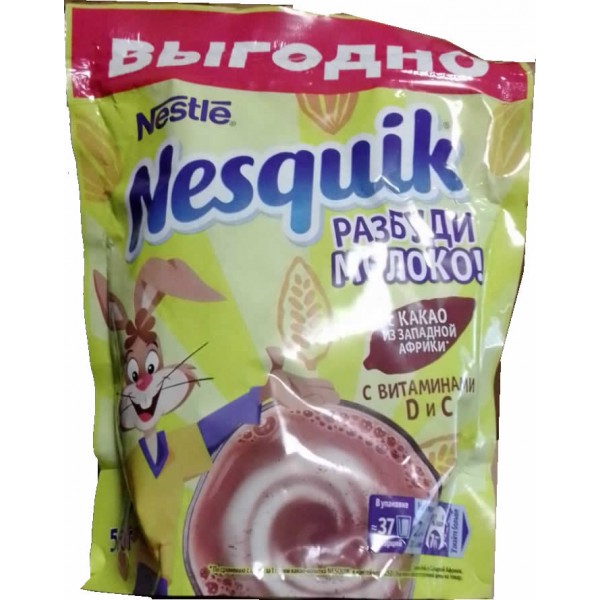 Nesquik Opti-start Какао-напиток растворимый, пакет, 0,5 кг